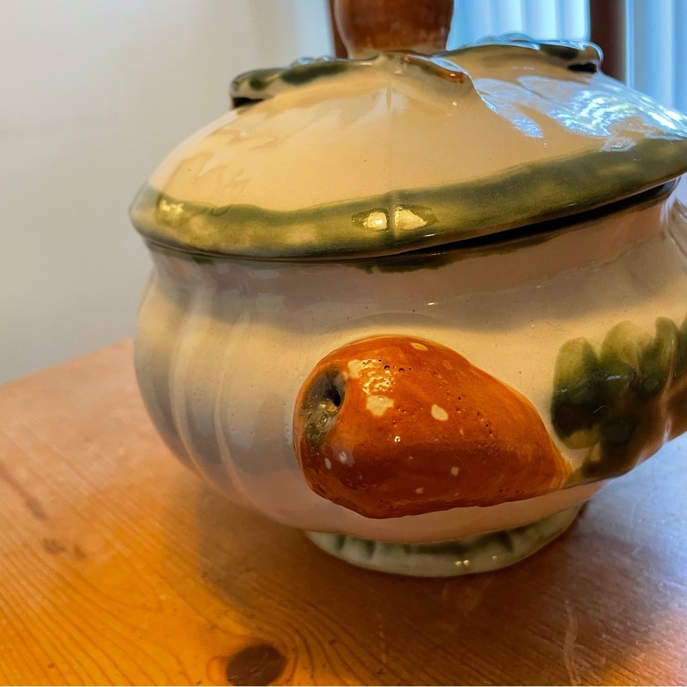 Vintage Louisville Stoneware Soup Tureen With Ladle‎ John B Taylor “Harvest” - Picture 5 of 12